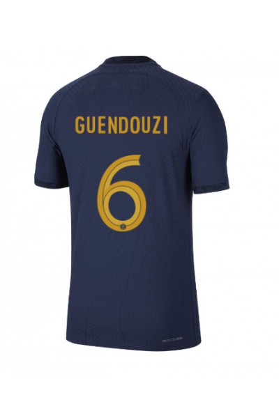 Ranska Matteo Guendouzi #6 Jalkapallovaatteet Kotipaita MM-kisat 2022 Lyhythihainen